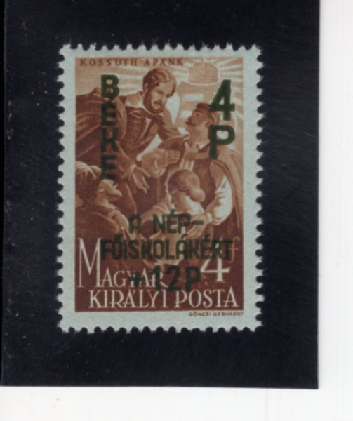 HUNGARY(�밡��)-#B176-4+12p-KOSSUTH WITH FAMILY(�ڽ�Ʈ�� ����)-1945.7.23��