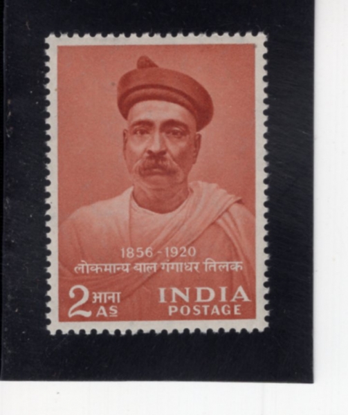 INDIA(�ε�)-#274-2a-BAL GANGADHAR TILAK(�� �����ٸ� ƿ��)-1956.7.23��