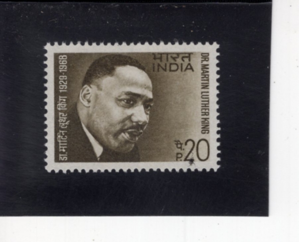 INDIA(�ε�)-#486-20p-MARTIN LUTHER KING, JR.(��ƾ ���� ŷ)-1969.1.25��