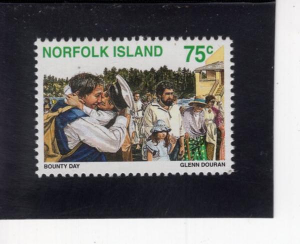 NORFOLK ISLAND(���� ��)-#607-75c-BOUNTY DAY(�ٿ�Ƽ ����)-1996.9.17��