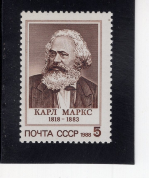 RUSSIA(���þ�)-#5662-5k-KARL MARX(Į ����ũ��)-1988.5.5��