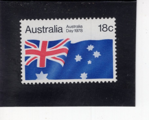 AUSTRALIA(����Ʈ���ϸ���)-#671-18c-AUSTRALIAN FLAG(����)-1978.1.26��