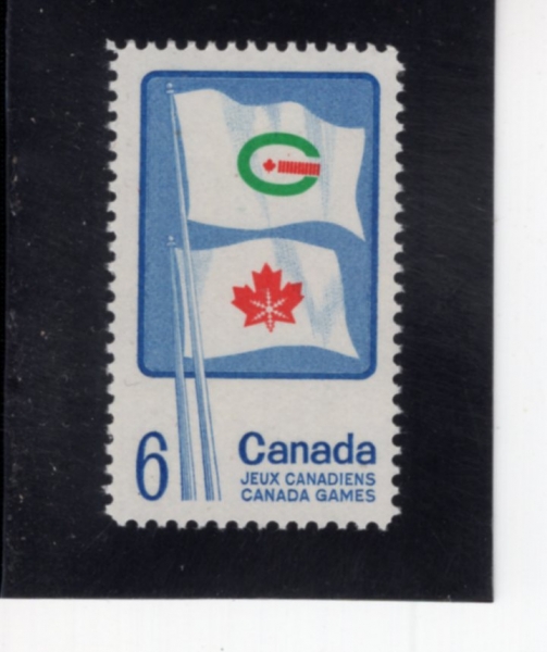 CANADA(ĳ����)-#500-6c-FLAGS OF SUMMER AND WINTER CANADA GAMES(ĳ���� ����)-1969.8.15��