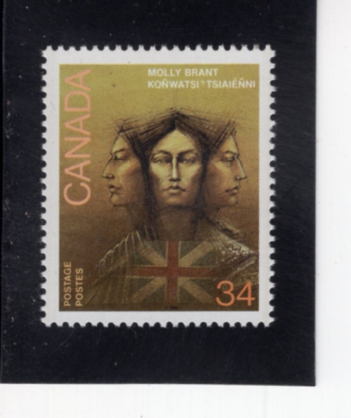 CANADA(ĳ����)-#1091-34c-MOLLY BRANT(���� �귣Ʈ)-1986.4.14��
