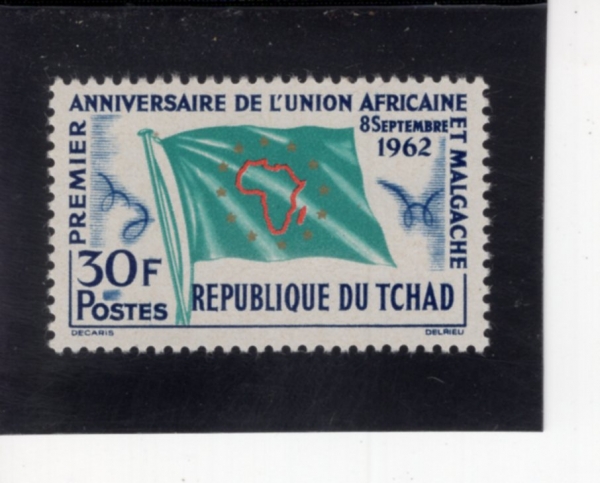 CHAD(����)-#85-30fr-AFRICAN-MALGACHE UNION(������ī �� ���ٰ���ī�� ����)-1962.9.8��