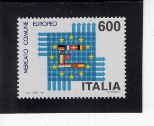 ITALY(��Ż����)-#1915-600 I-SINGLE EUROPEAN MARKET(���� ���� ����)-1992.10.5��