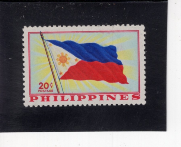 PHILIPPINES(�ʸ���)-#651-20c-PHILIPPINE FLAG(�ʸ��� ����)-1959.2.8��