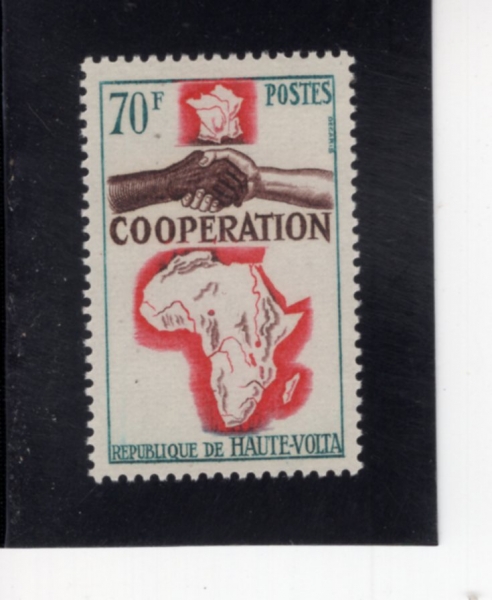 BURKINA FASO(�θ�Ű���ļ�)-134-70fr-COOPERATION(����)-1964.11.7��
