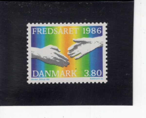 DENMARK(����ũ)-817-3.80k-INTL. PEACE YEAR(���� ��ȭ�� ��)-1986.4.28��