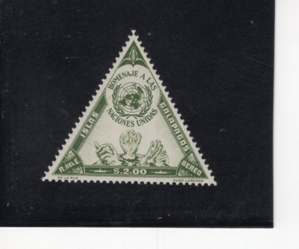 ECUADOR(���⵵��)-LC4-2s-HANDS REACHING FOR UN EMBLEM(���� �������� ���� ���� ���� ���)-1959.1.3��