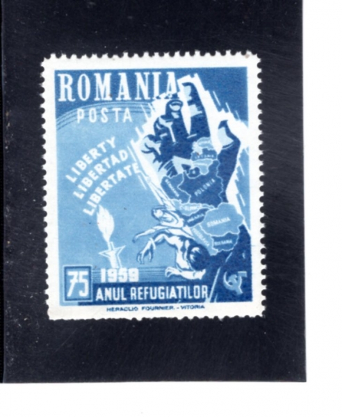 ROMANIA(�縶�Ͼ�)-#NO.20-75b-LIBERTY AND HAND(����, ��)-1959��