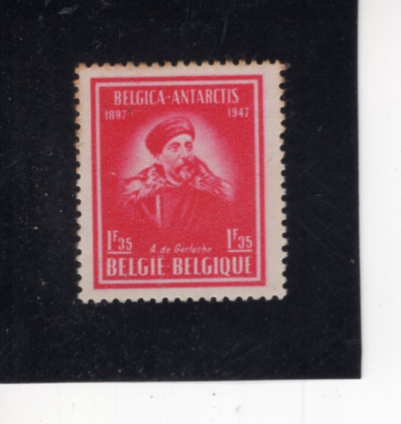 BELGIUM(���⿡)-#371-1.35fr-CAPT. ADRIEN DE GERLACHE(�Ƶ帮�� �� ������)-1947.6��