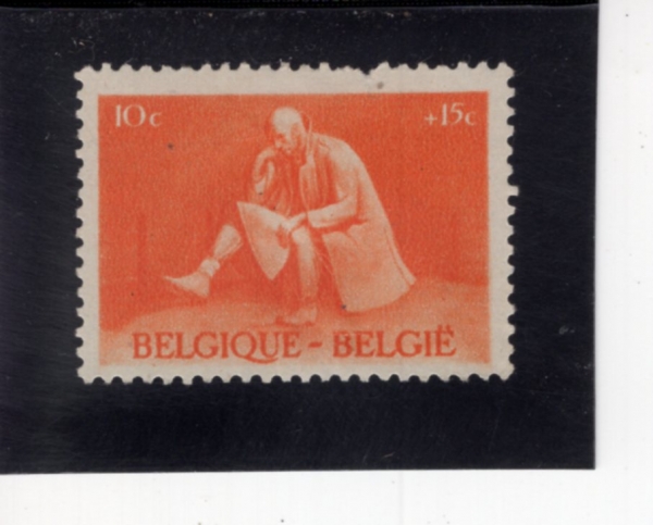 BELGIUM(���⿡)-#B399-10+15c-PRISONER OF WAR(���� ����)-1945.9.10��