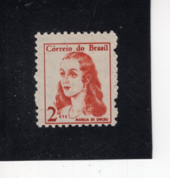 BRAZIL(�����)-#1037-2c-MARILIA DE DIRCEU(�������� �� �𸣼���)-1967.8.14��