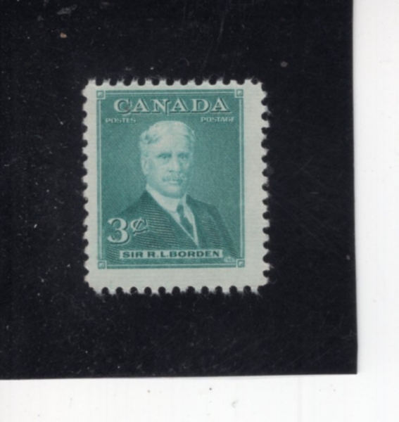 CANADA(ĳ����)-#303-3c-SIR ROBERT LAIRD BORDEN(�ι�Ʈ ����� ����)-1951.6.25��