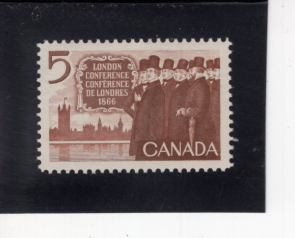 CANADA(ĳ����)-#448-5c-HOUSE OF COMMONS, THAMES RIVER AND CANADIAN DELEGATES(�Ͽ�, �۽��� �� ĳ���� ��ǥ)-1966.5.26��