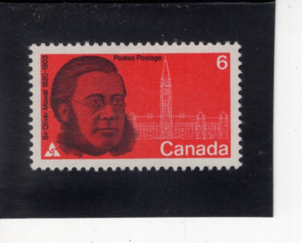 CANADA(ĳ����)-#517-6c-SIR OLIVER MOWAT AND PARLIAMENT, OTTAWA(�ø��� ���, ĳ���� ��ȸ)-1970.8.12��