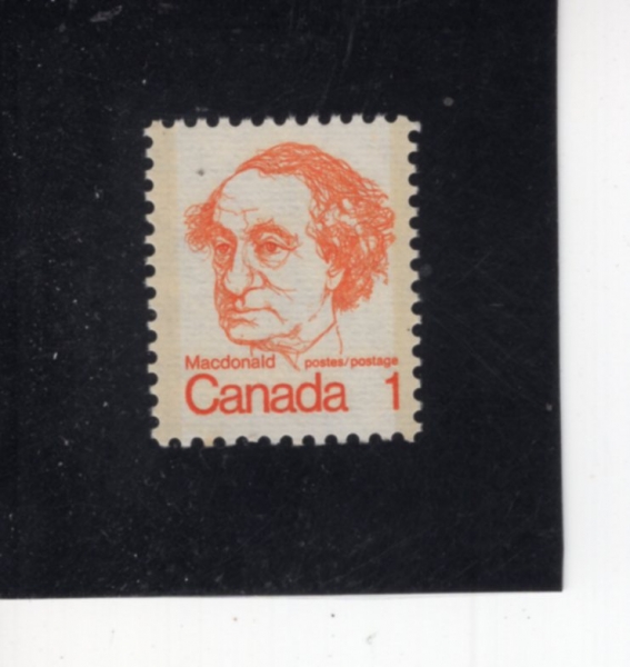 CANADA(ĳ����)-#586-1c-SIR JOHN A. MACDONALD(�� �˷���� �Ƶ��ε�)-1973��