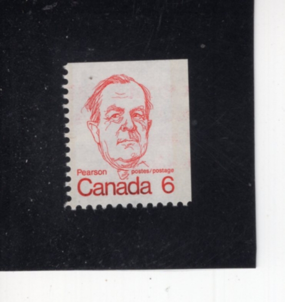 CANADA(ĳ����)-#591-6c-LESTER B. PEARSON(������ ���ｺ �Ǿ)-1973��