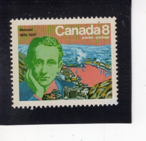 CANADA(ĳ����)-#654-8c-MARCONI AND ST. JOHN\