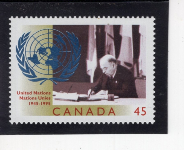 CANADA(ĳ����)-#1584-45c-UN, 50TH ANNIV.(���� 50�ֳ�)-1995.10.24��