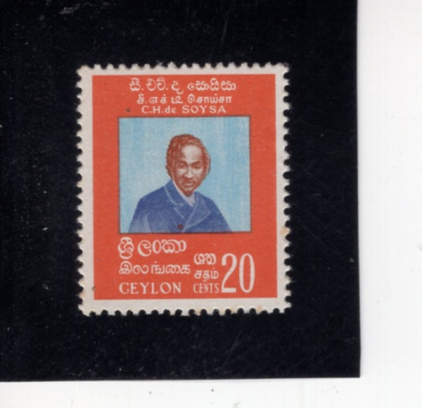 CEYLON(�Ƿ�)-#452-20c-CHARLES HENRY DE SOYSA(���� � �� ���̻�)-1971.3.3��
