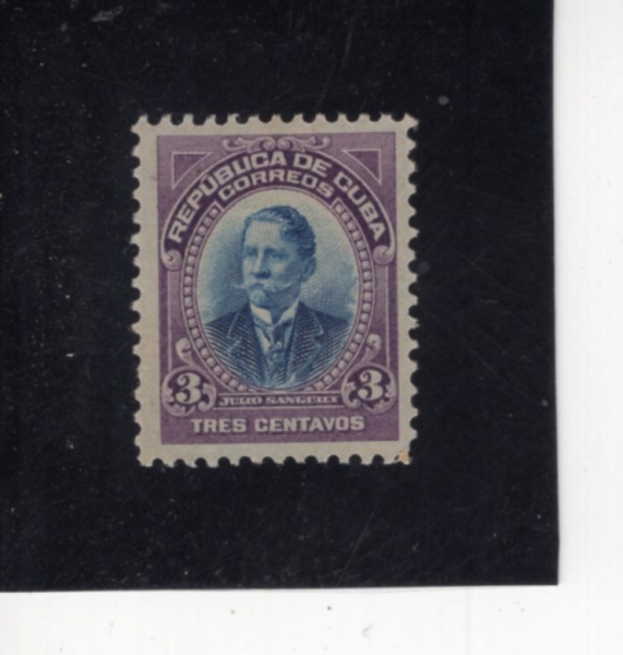 CUBA(����)-#241-3c-JULIO SANGUILY(�Ǹ��� ��渮)-1910.2.1��