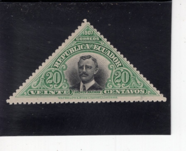 ECUADOR(���⵵��)-#178-20c-ARCHER HARMAN(��ó �ϸ�)-1908.6.25��