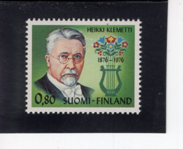 FINLAND(�ɶ���)-#584-80p-PROF. HEIKKI KLEMETTI(����Ű Ŭ����Ƽ)-1976.2.14��