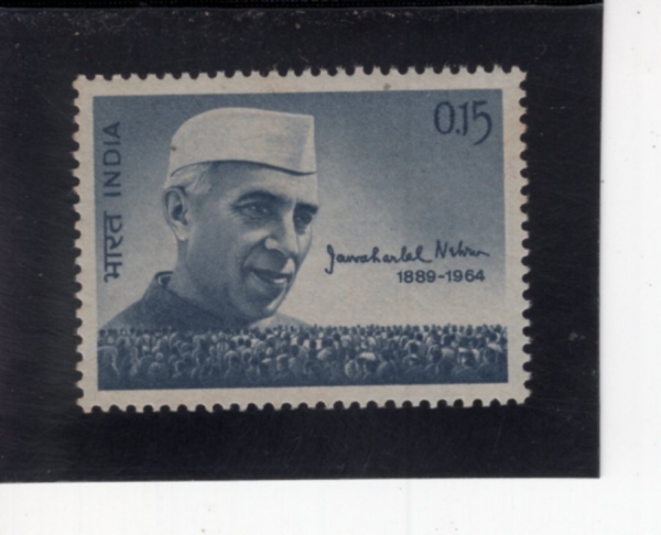 INDIA(�ε�)-#388-15np-JAWAHARLAL NEHRU(�ڿ��Ҷ� �׷�)-1964.6.12��