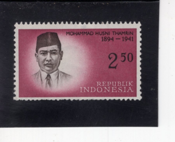 INDONESIA(�ε��׽þ�)-#534-2.50r-MOHAMMAD HUSNI THAMRIN(���ϸ��� �Ľ��� Ž��)-1961��
