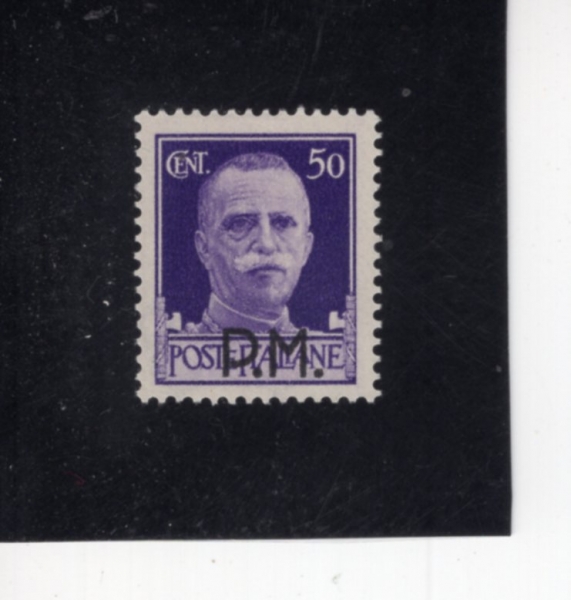 ITALY(��Ż����)-#M7-50c-KING VICTOR EMMANUEL III(���丣 ���������� 3��)-1943��