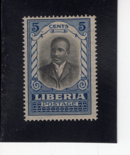 LIBERIA(���̺�����)-#184-5c-PRES. DANIEL E. HOWARD(�ٴϿ� ������� �Ͽ���)-1921��