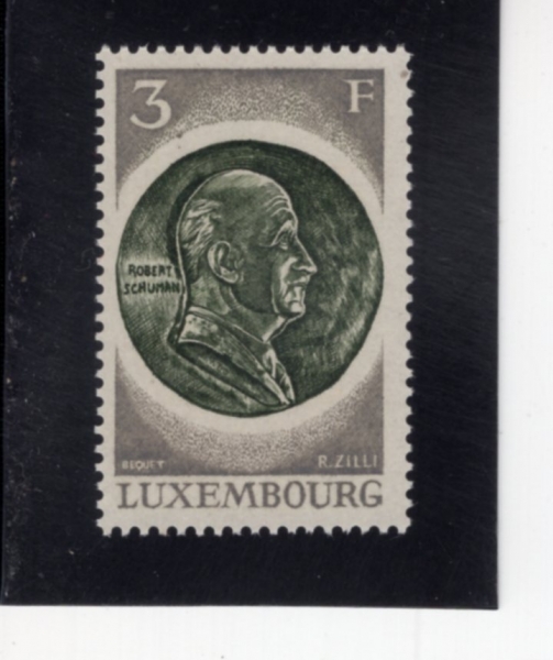 LUXEMBOURG(����θ�ũ)-#515-3fr-ROBERT SCHUMAN MEDAL(�κ��� ����)-1972.5.2��