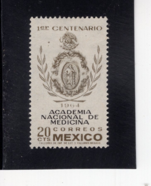 MEXICO(�߽���)-#955-20c-ACADEMY OF MEDICINE EMBLEM(���� ��ī���� ������)-1964.5.18��