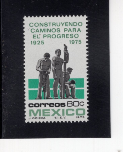 MEXICO(�߽���)-#1108-80c-ROAD WORKERS(���� �۾���)-1975.10.17��