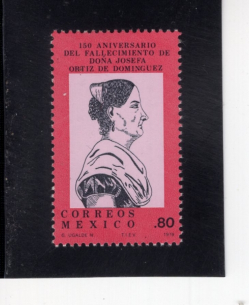 MEXICO(�߽���)-#1182-80c-JOSEFA ORTIZ DE DOMINGUEZ, WIFE OF THE MAYOR OF QUERETARO, 150TH ANNIV.(�� �ڷ�������)-1979.7.6��