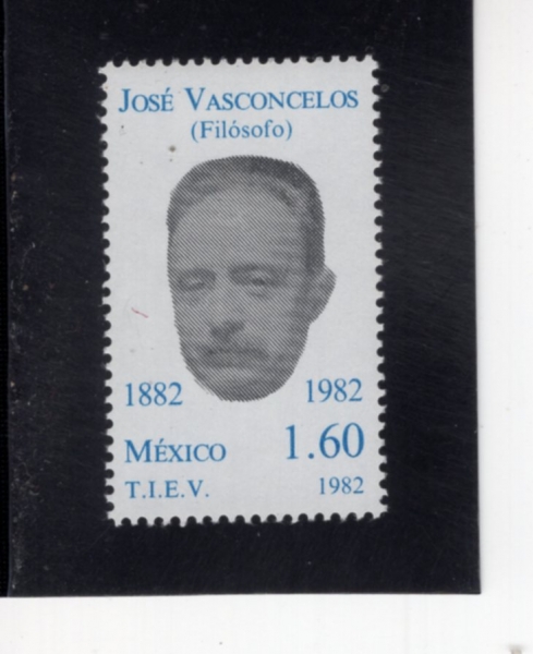 MEXICO(�߽���)-#1309-1.60p-JOSE VASCONCELOS(ȣ�� �ٽ��ܼ��ν�)-1982.12.11��