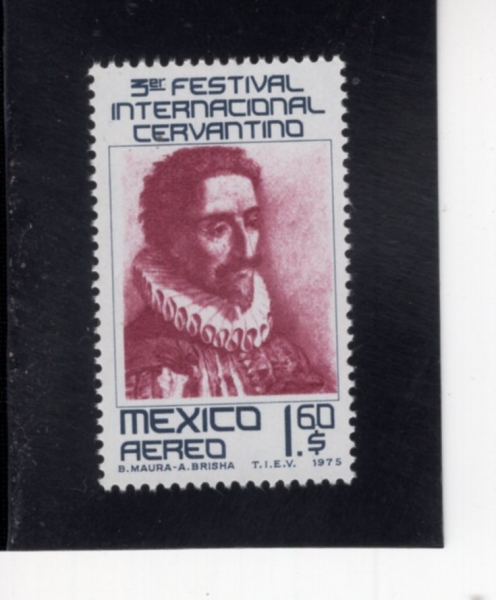 MEXICO(�߽���)-#C460-1.60p-MIGUEL DE CERVANTES(�̰� �� �������׽�)-1975.4.26��