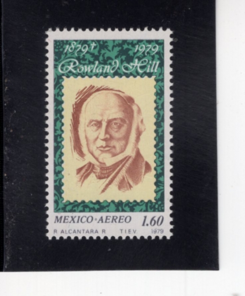 MEXICO(�߽���)-#C593-1.60p-ROWLAND HILL(�ο﷣�� ��)-1979.4.27��