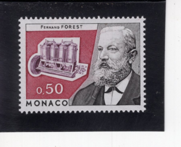 MONACO(����)-#909-50c-FERNAND FOREST AND 4-CYLINDER MOTOR(�ǿ��� ������Ʈ, 4���� ���� ����)-1974.5.8��