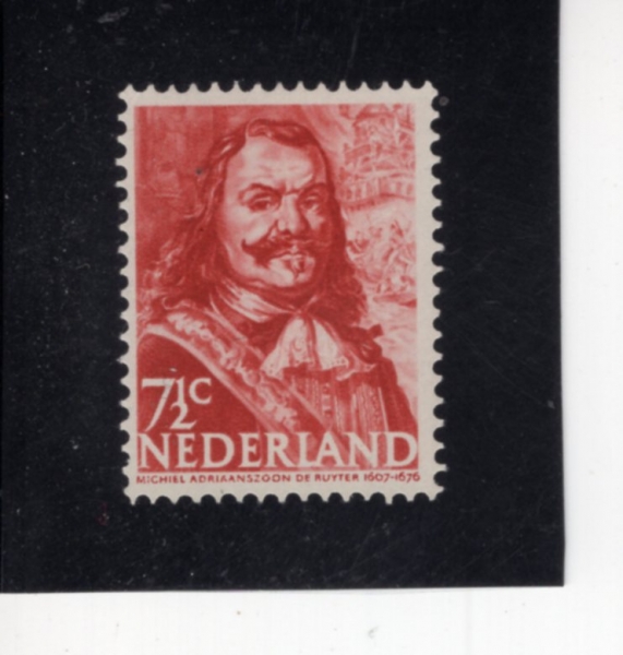 NETHERLANDS(�״�����)-#252-7 1/2c-ADMIRAL M. A. DE RUYTER(���� �� ������)-1943��