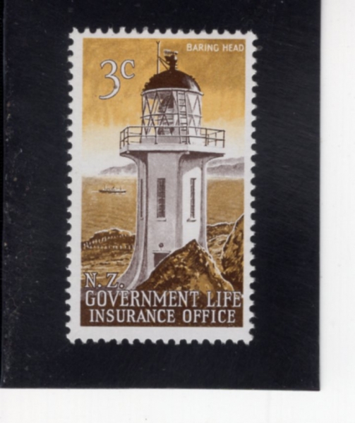 NEW ZEALAND(��������)-#OY45-3c-BARING HEAD(��� ���)-1969.3.27��