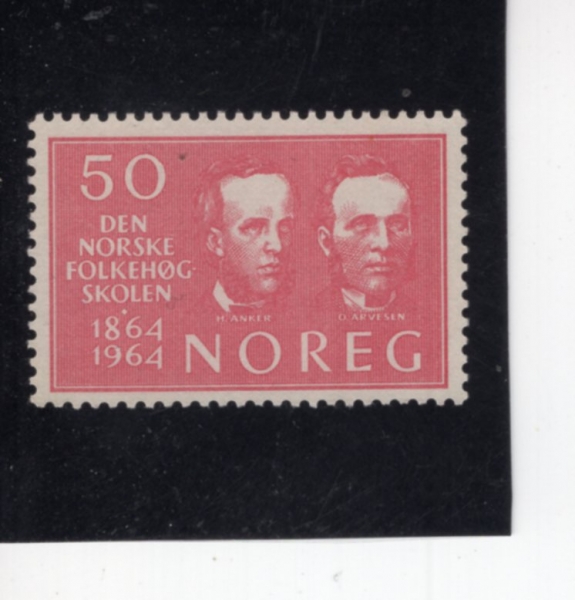 NORWAY(�븣����)-#459-50o-HERMAN ANKER AND OLAUS ARVESEN(�츣�� ��Ŀ, �ö�콺 �Ƹ�����)-1964.10.31��