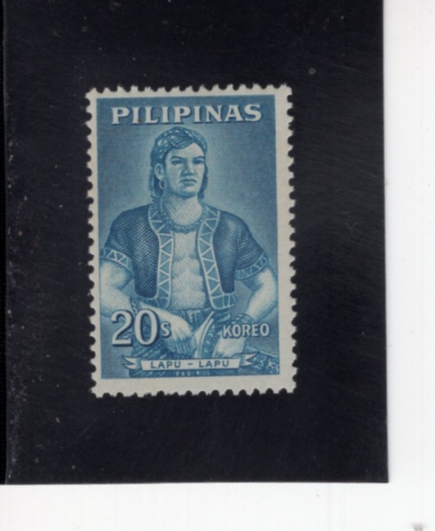 PHILIPPINES(�ʸ���)-#859-20s-LAPU-LAPU(��Ǫ-��Ǫ)-1963��