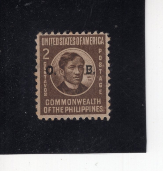 PHILIPPINES(�ʸ���)-#O44-2c-JOSE RIZAL(ȣ�� ����Ÿ�ÿ� ����)-1946.6.19��