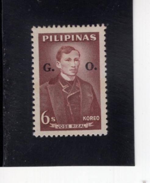 PHILIPPINES(�ʸ���)-#O64-6c-JOSE RIZAL(ȣ�� ����Ÿ�ÿ� ����)-1962��