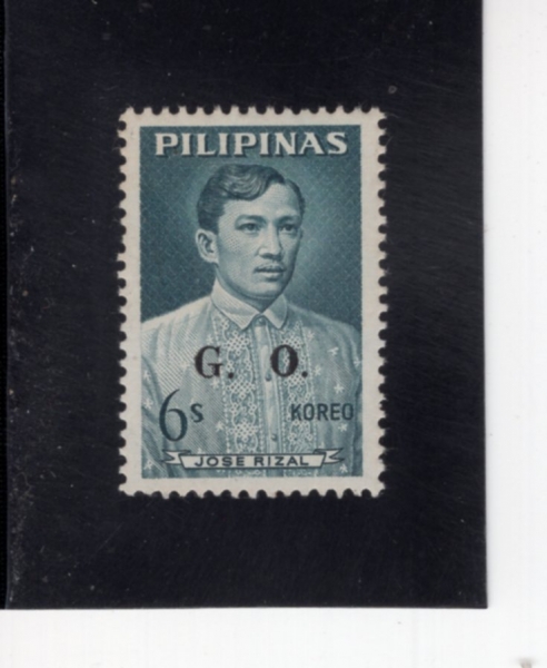 PHILIPPINES(�ʸ���)-#O65-6c-JOSE RIZAL(ȣ�� ����Ÿ�ÿ� ����)-1964��