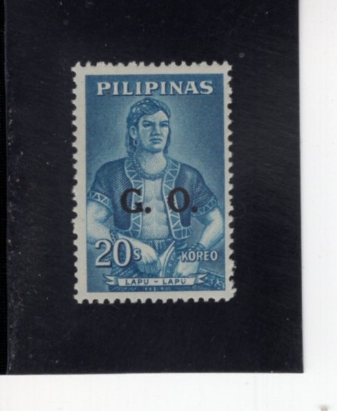 PHILIPPINES(�ʸ���)-#O67-20c-LAPU-LAPU(��Ǫ-��Ǫ)-1963��
