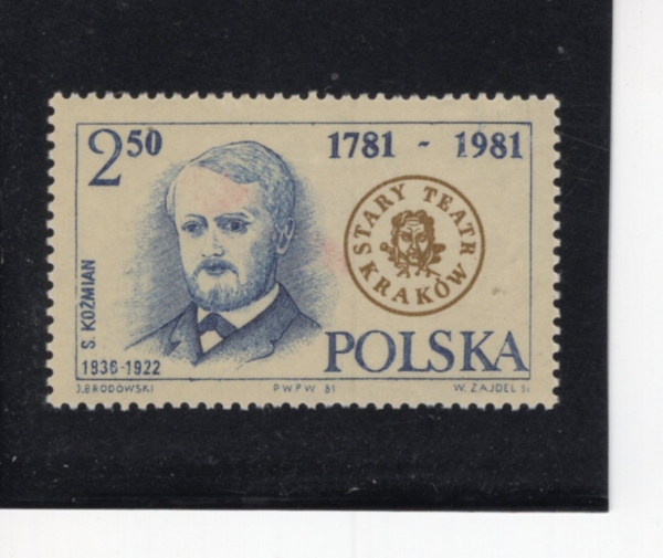 POLAND(������)-#2489-2.50z-STANISLAW KOZMIAN(��Ÿ�Ͻ����� ���׺���Ʈ ����̾�)-1981.10.17��
